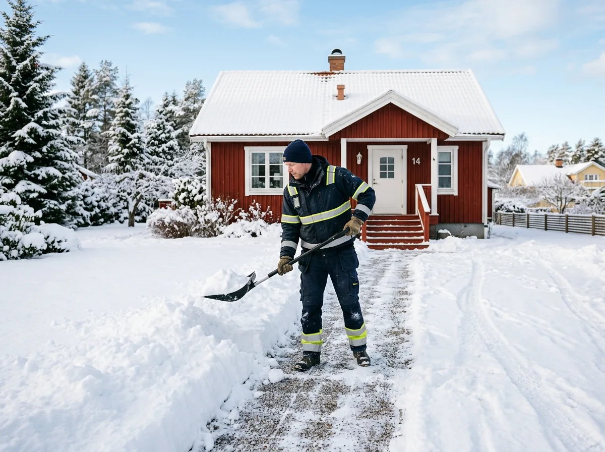 Snöröjning / Snöskottning